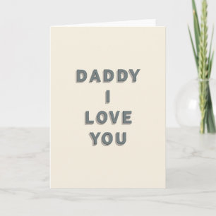 Te Amo Papá Tarjeta de Arte Slate