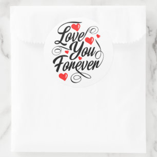 te amo para siempre Pegatina