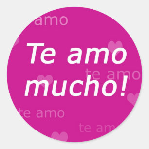 Te Amo Pegatina