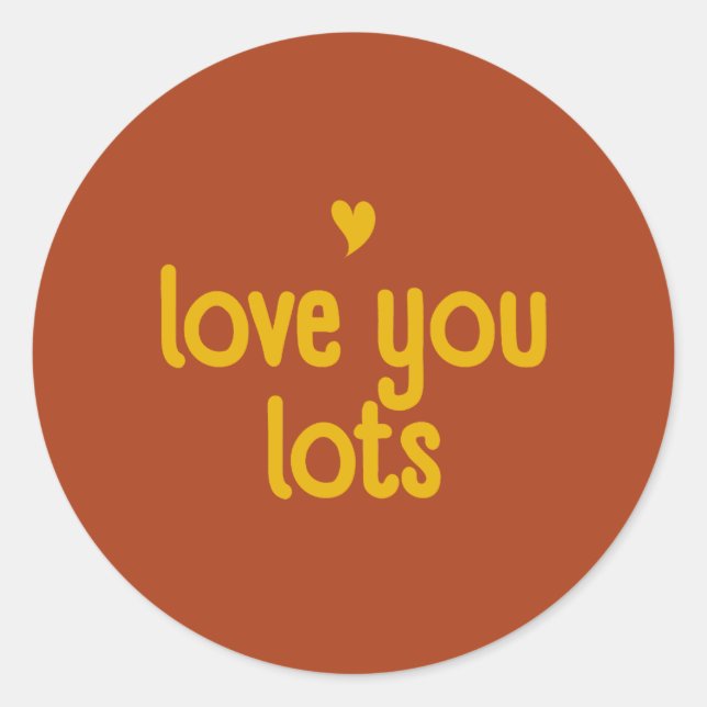 Te amo Pegatina - Bloom y Stick (Anverso)