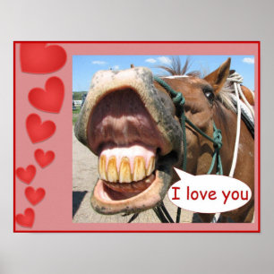 "Te amo" personalizable de la impresión del