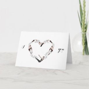 Te amo Pilates tarjeta del día de San Valentín