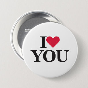 Te Amo Pin Botón - Regalo romántico, lindo