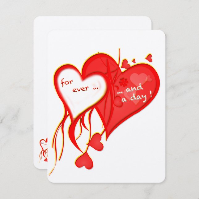 TE AMO POR INVITACIÓN CARDÍACA CADA DÍA (Anverso / Reverso)