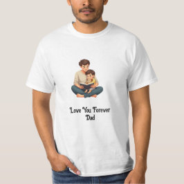 Te amo por siempre, papá - Camiseta de valor para 