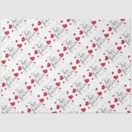 Te amo por siempre papel de tejidos