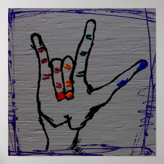 Te amo posters (Frente)