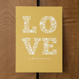 "Te amo, siempre, para siempre" Tarjeta de amor de