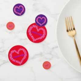 Te Amo Table Confetti