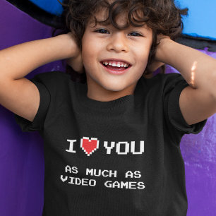 Te Amo Tanto Como Los Videojuegos   Camiseta Diver