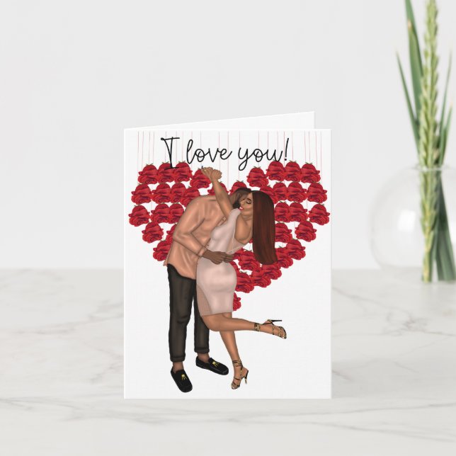 Te amo tarjeta (Anverso)