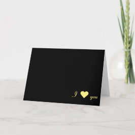 Te amo, tarjeta