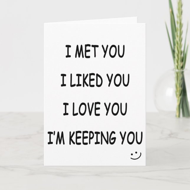 Te Amo Tarjeta De Aniversario Para Ella Y Para Él (Anverso)
