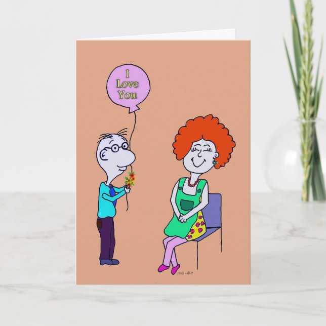 "Te amo" tarjeta de Anniversay (Anverso)