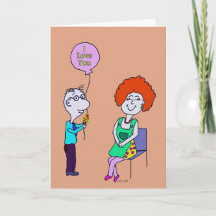 "Te amo" tarjeta de Anniversay
