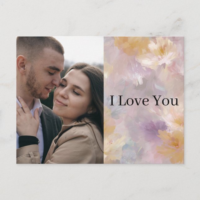 Te Amo Tarjeta de Foto Personalizada del Día de Sa (Anverso)