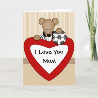 Te amo tarjeta de la mamá