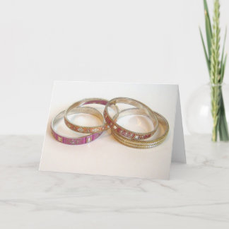 "Te amo" tarjeta de la pulsera