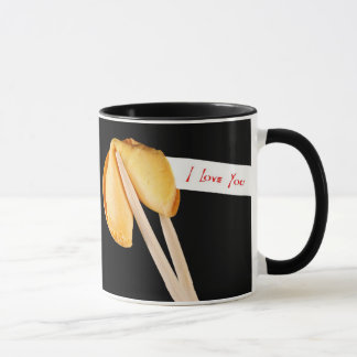 Te amo taza de la galleta de la suerte