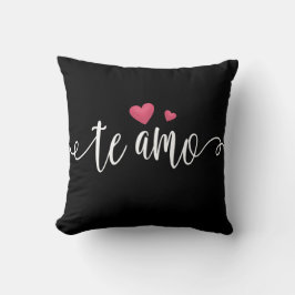 Te Amo Te Amo Cojín decorativo De San Valentín Esp