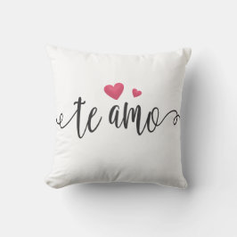 Te Amo Te Amo Cojín decorativo San Valentín