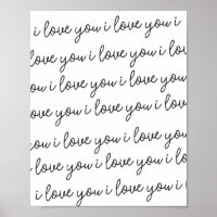 Te Amo Te Amo Te Amo, Te Amo El Arte Imprimir