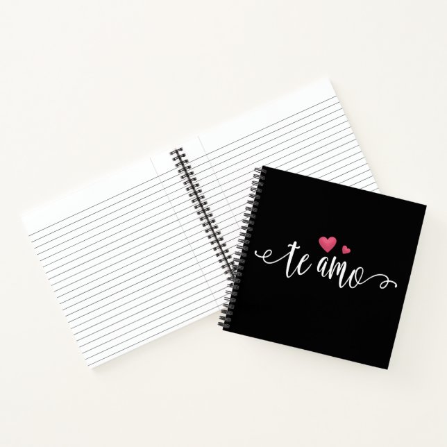 Te Amo Te Amo Valentín Español | Cuaderno (Interior)