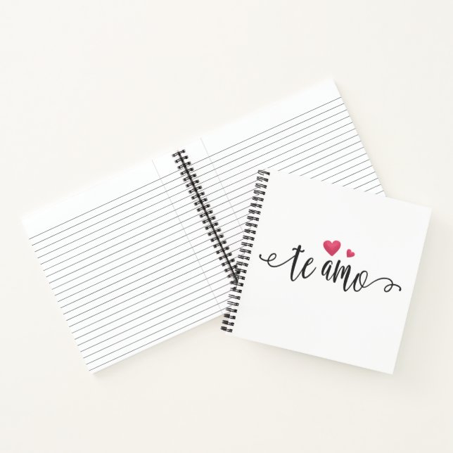 Te Amo Te Amo Valentín Español | Cuaderno (Interior)
