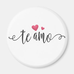 Te Amo Te Amo Valentín Español   Imán