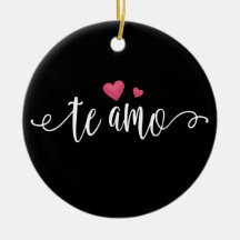 Te Amo Te Amo Valentín Español | Ornamento