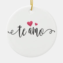 Te Amo Te Amo Valentín Español | Ornamento