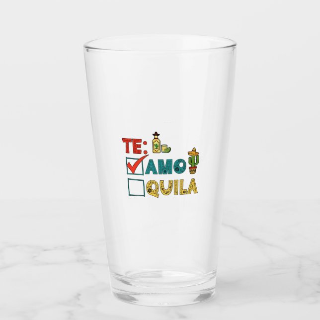 Te Amo Tequila Cinco De Mayo Funny (Anverso)
