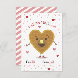 Te Amo Un Waffle Lot Heart Kids Valentine