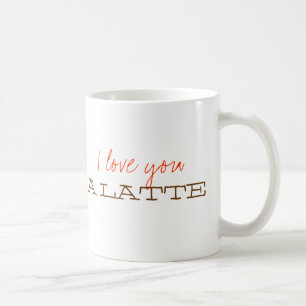 Te amo una taza de café dulce dulce y dulce