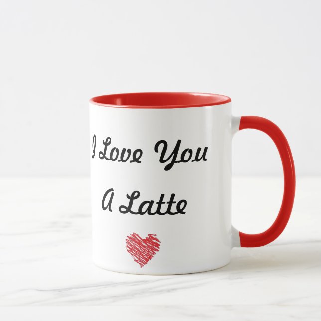 Te amo una taza de Latte (Derecha)