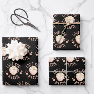 Te Amo Una Última Hojas De Papel De Envoltura