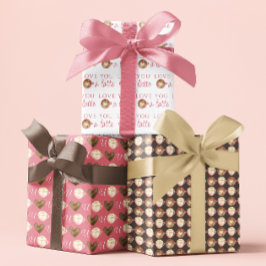 Te Amo Una Última Hojas De Papel De Envoltura