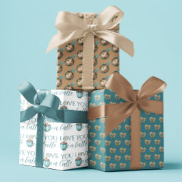 Te Amo Una Última Hojas De Papel De Envoltura