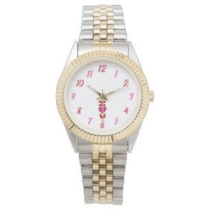 Te Amo Unisex Reloj De Pulsera De Dos Tonos