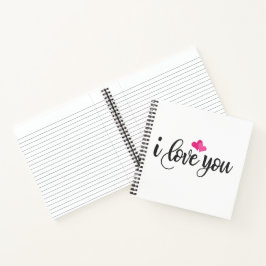 Te Amo Valentine Calligraphy | Cuaderno