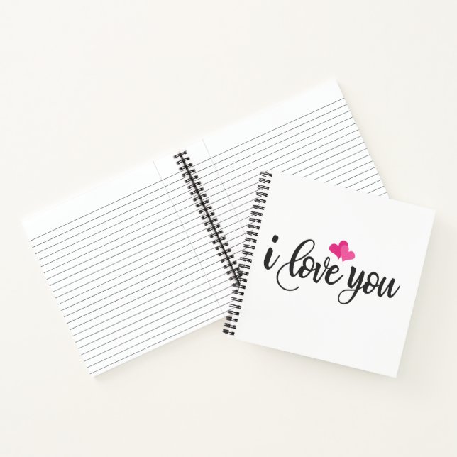 Te Amo Valentine Calligraphy | Cuaderno (Interior)