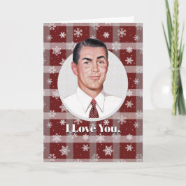Te Amo...y no sólo porque... tarjeta de Navidades
