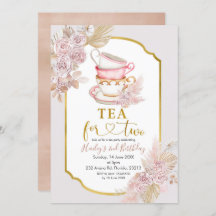 Té Boho por dos invitaciones de cumpleaños