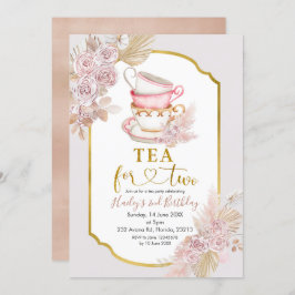 Té Boho por dos invitaciones de cumpleaños