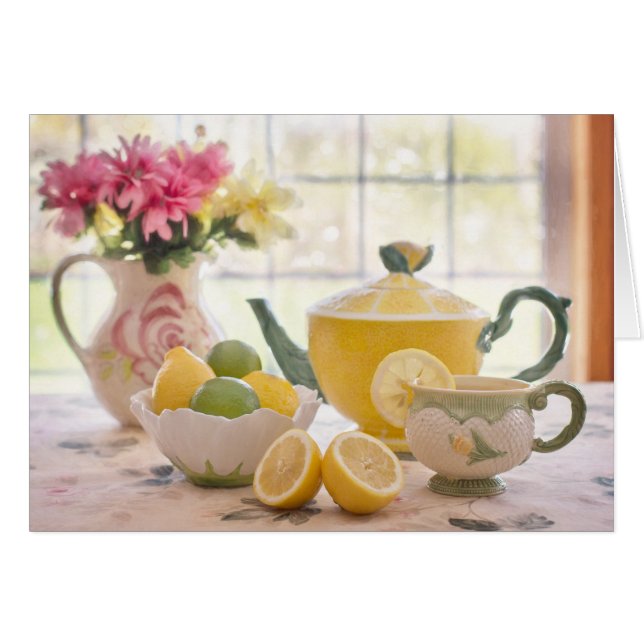 Té Caliente de la Tarde con Limones Frescos (Anverso (Horizontal))