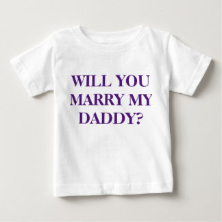"¿TE CASARÁS CON MI PAPÁ?" - Camiseta de un niño
