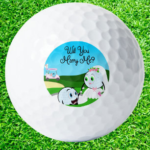 ¿Te Casarás Conmigo Bolas de Golf