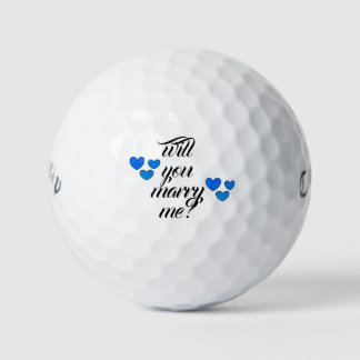 te casarás conmigo bolas de golf de dalDesignNZ