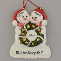 ¿Te Casarás Conmigo? Ornamento personalizado