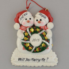 ¿Te Casarás Conmigo? Ornamento personalizado